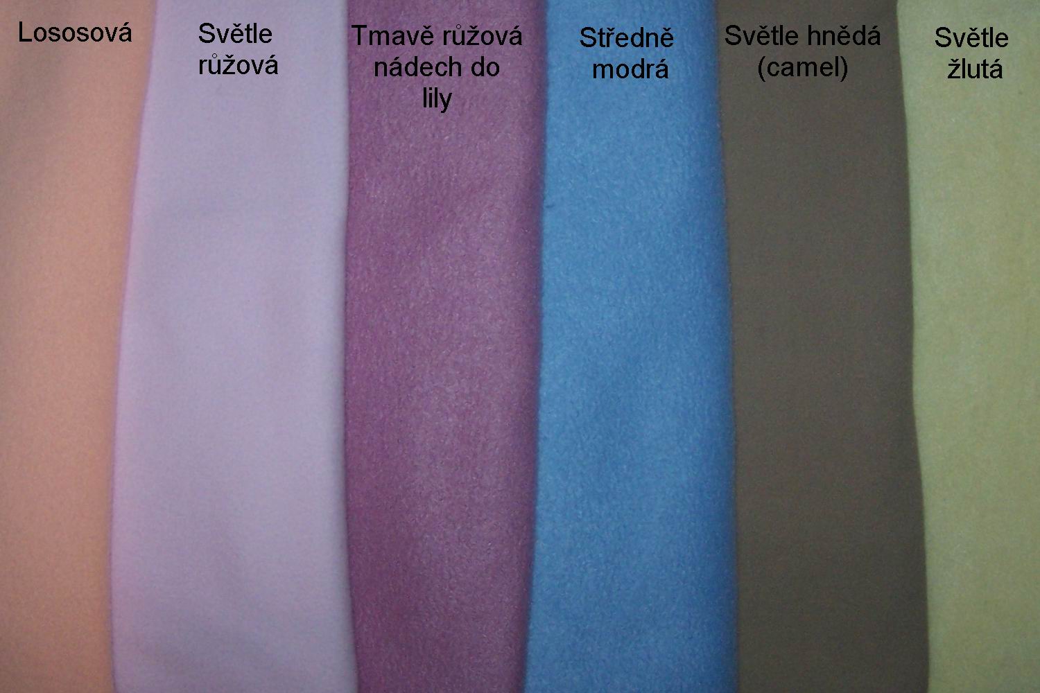 Fleece - jednobarevný